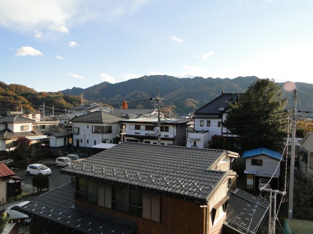 Mt Sekirou from Sagamiko Station
