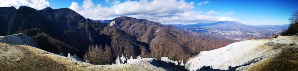 Mt Hinata (1660m) & Ojira River Valley, Hokuto City, Yamanashi Prefecture, Tuesday, November 23, 2021 [Map&nbsp;Available]