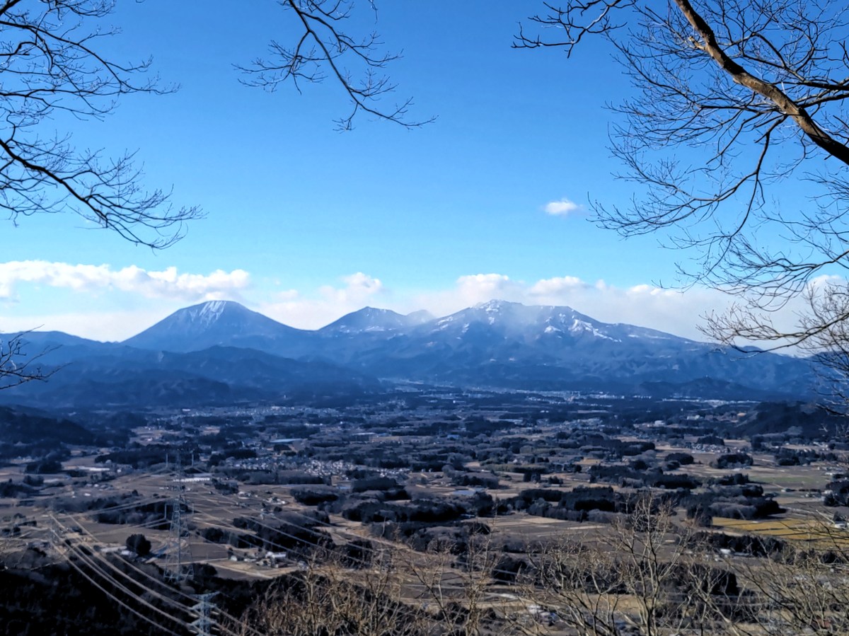 Mt Otadaki (338m), Mt Hanzo (502m) & Mt Fuji (338m), Utsunomiya City, Tochigi Prefecture, Sunday, February 26,&nbsp;2023